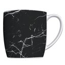 Ver imagem 1 de Caneca de Porcelana Germer para Café Xicara Grande 360ml Urban Marmorizado Preto