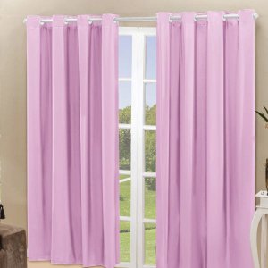 Cortina Blackout PVC Corta 100% A Luz 2,80x2,30M - Rosa