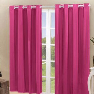 Cortina Blackout PVC Corta 100% A Luz 2,80x2,30M - Rosa
