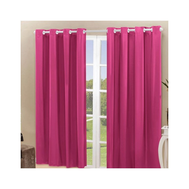 Cortina Blackout PVC Corta 100% A Luz 2,80x2,30M - Rosa
