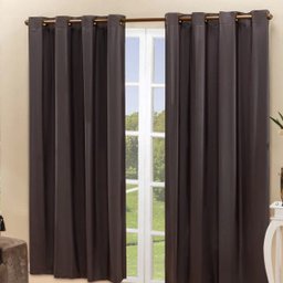 Cortina Blackout PVC Corta 100% A Luz 2,80x2,30M - Tabaco - 1
