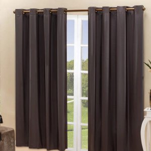 Cortina Blackout PVC Corta 100% A Luz 2,80x2,30M - Tabaco