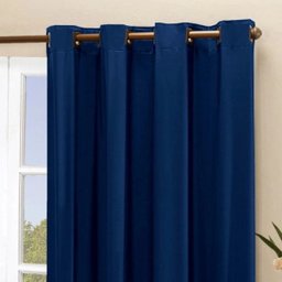 Cortina Blackout PVC Corta 100% A Luz 2,80x2,30M Azul Marinho - 3