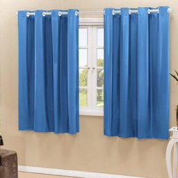 Cortina Blackout PVC Corta 100% A Luz 2,20x1,30M - Azul - 1