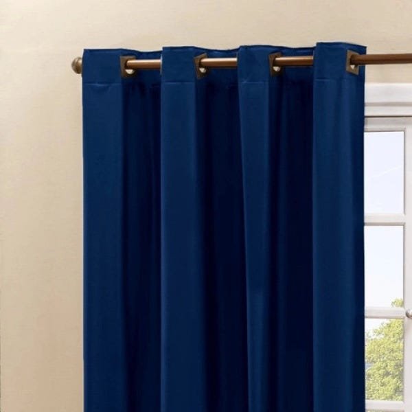 Cortina Blackout PVC Corta 100% A Luz 2,80x1,60M Azul Marinho - 2