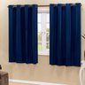 Cortina Blackout PVC Corta 100% A Luz 2,80x1,60M Azul Marinho - 1