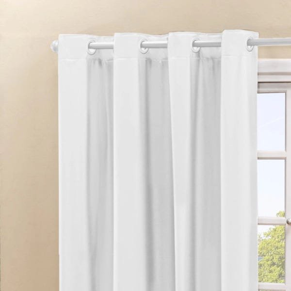 Cortina Blackout PVC Corta 100% A Luz 2,80x1,60M - Branco - 2