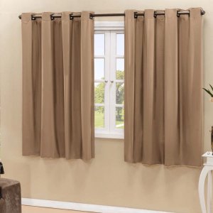 Cortina Blackout PVC Corta 100% A Luz 2,80x1,60M - Avelã