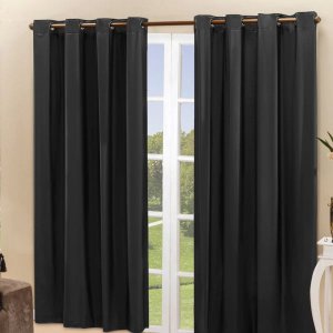 Cortina Blackout PVC Corta 100% A Luz 2,80x2,30M - Preto