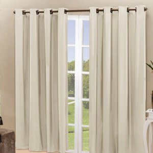 Cortina Blackout PVC Corta 100% A Luz 2,80x2,80M - Bege
