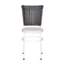 Ver imagem 3 de 2 Cadeiras para Mesa Branca Hawai Marrom:branco