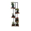 Ver imagem 1 de Suporte de Planats Estante 6 Níveis Ferro Estilo Industrial Jardineira de Pé Minas Arte Própria Supo