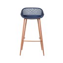 Ver imagem 5 de Conjunto 4 Banquetas Alta com Base de Aço Monaco Fratini