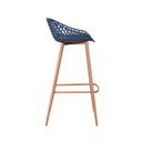 Ver imagem 6 de Conjunto 4 Banquetas Alta com Base de Aço Monaco Fratini