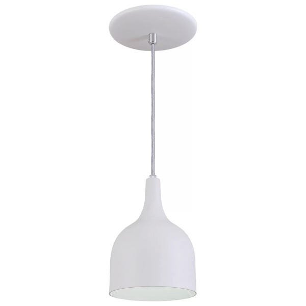 Pendente Gota Teat Luminária Lustre Alumínio Branco Textura - Rei Da Iluminação - 1