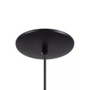 Ver imagem 2 de Pendente Gota Teat Luminária Lustre Alumínio Preto Textura com Cobre - Rei Da Iluminação
