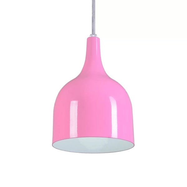 Pendente Gota Teat Luminária Lustre Alumínio Rosa - Rei Da Iluminação - 3