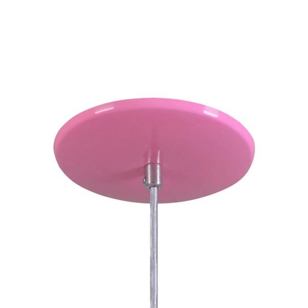 Pendente Gota Teat Luminária Lustre Alumínio Rosa - Rei Da Iluminação - 2