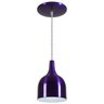 Pendente Gota Teat Luminária Lustre Alumínio Roxo Verniz - Rei Da Iluminação - 1