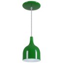 Ver imagem 1 de Pendente Gota Teat Luminária Lustre Alumínio Verde - Rei Da Iluminação