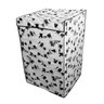Capa  Máquina de Lavar Roupa Forrada Estampada Varal - (M) 8 9 10 11 12 kilos - 3