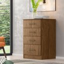 Ver imagem 2 de Cômoda 4 Gavetas MS913 Castanho Wood 913331 Moval