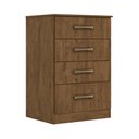 Ver imagem 1 de Cômoda 4 Gavetas MS913 Castanho Wood 913331 Moval