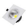 Kit 7 Spot LED Cob Direcionável Embutir Quadrado 6000K 3W - 3