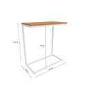 Ver imagem 4 de Mesa Lateral Kappesberg Crome Industrial