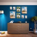 Ver imagem 2 de Kit 8 Porta Retratos Painel Parede Prateado