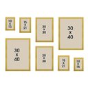 Ver imagem 3 de Kit 8 Porta Retratos Painel Parede Amarelo