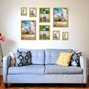 Ver imagem 4 de Kit 8 Porta Retratos Painel Parede Amarelo