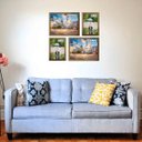 Ver imagem 4 de Kit 4 Porta Retratos Painel Parede Dourado