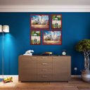 Ver imagem 2 de Kit 4 Porta Retratos Painel Parede Vermelho
