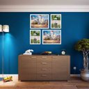 Ver imagem 2 de Kit 4 Porta Retratos Painel Parede Branco