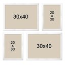 Ver imagem 3 de Kit 4 Porta Retratos Painel Parede Branco