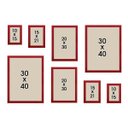 Ver imagem 3 de Kit 8 Porta Retratos Painel Parede Vermelho