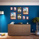 Ver imagem 2 de Kit 8 Porta Retratos Painel Parede Vermelho