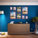 Ver imagem 2 de Kit 8 Porta Retratos Painel Parede Rosa