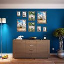 Ver imagem 2 de Kit 8 Porta Retratos Painel Parede Marrom Pátina