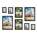 Ver imagem 1 de Kit 8 Porta Retratos Painel Parede Preto