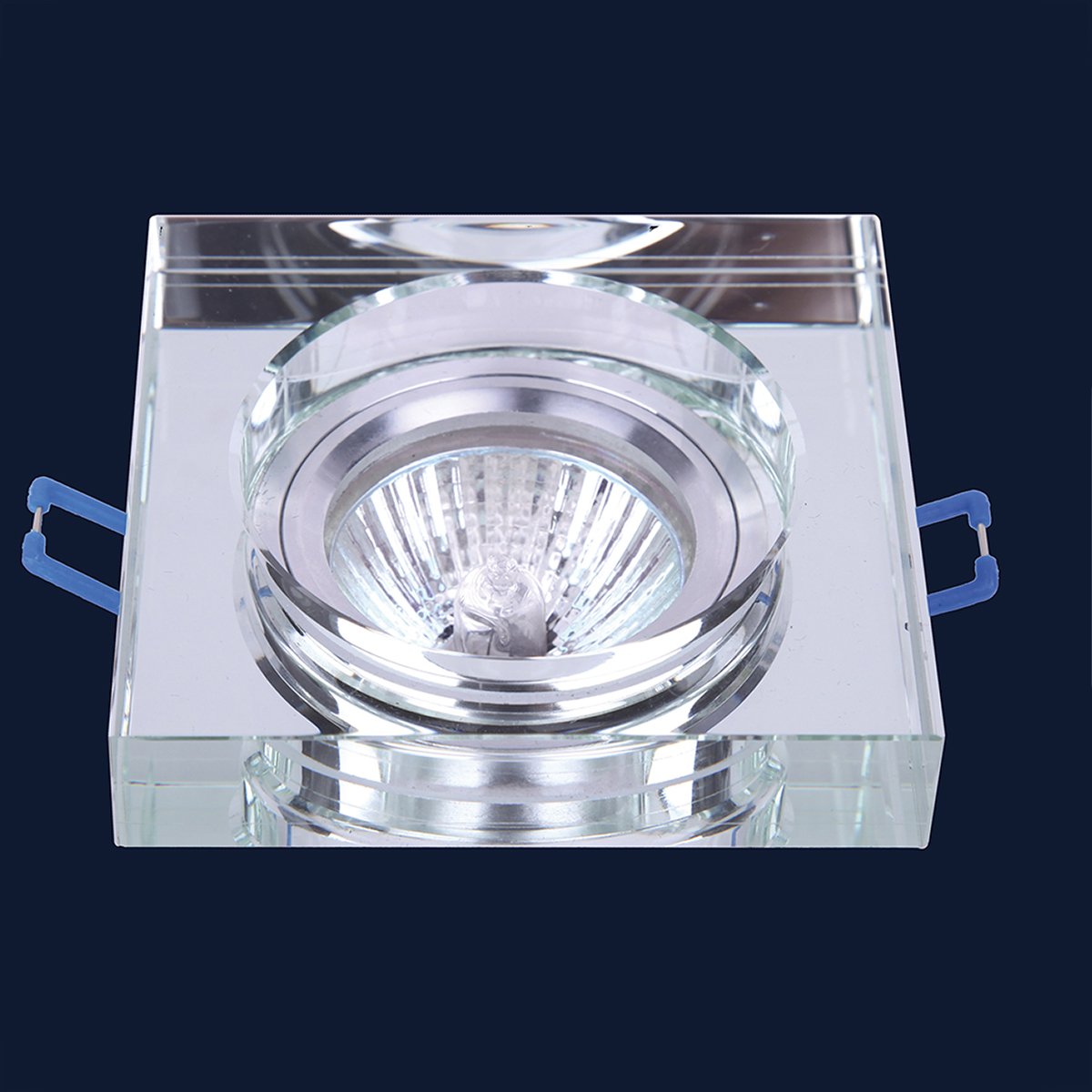 Spot Cristal Quadrado Embutir Espelhado para Gu10 Mr16 Dicroica Ac593 - 9