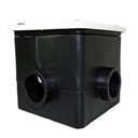 Ver imagem 1 de Caixa de passagem para iluminação de piscina em plástico com tampa de inox