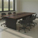 Ver imagem 1 de Mesa de Reunião Executiva 6 Lugares Premium 2,40m Freijó