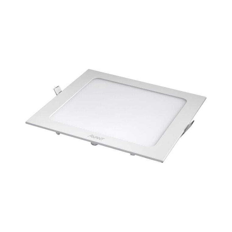 Painel Embutir Led Quadrado 18w Avant - Branco quente 3000k