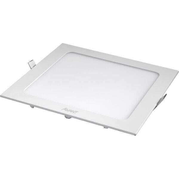 Painel Plafon Quadrado LED 24W Branco Frio Embutir St1903
