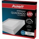 Ver imagem 2 de Luminária Sobrepor Led Downlight Quadrada 24w Avant