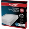 Luminária Sobrepor Led Downlight Quadrada 24w Avant - 2