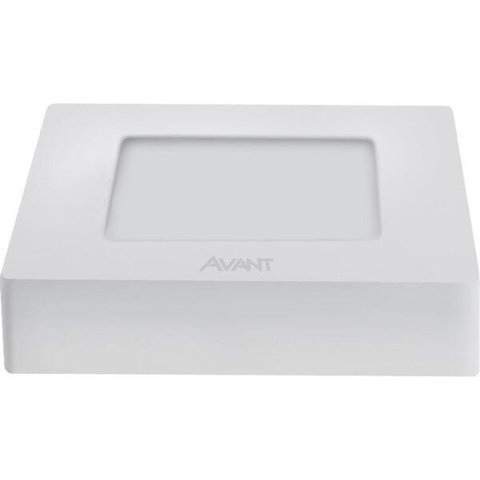 Luminária Sobrepor Led Downlight Quadrada 24w Avant