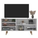 Ver imagem 6 de Rack para TV até 55” 136cm San Diego 1 Porta 3 Prateleiras Painel de TV J Carvalho